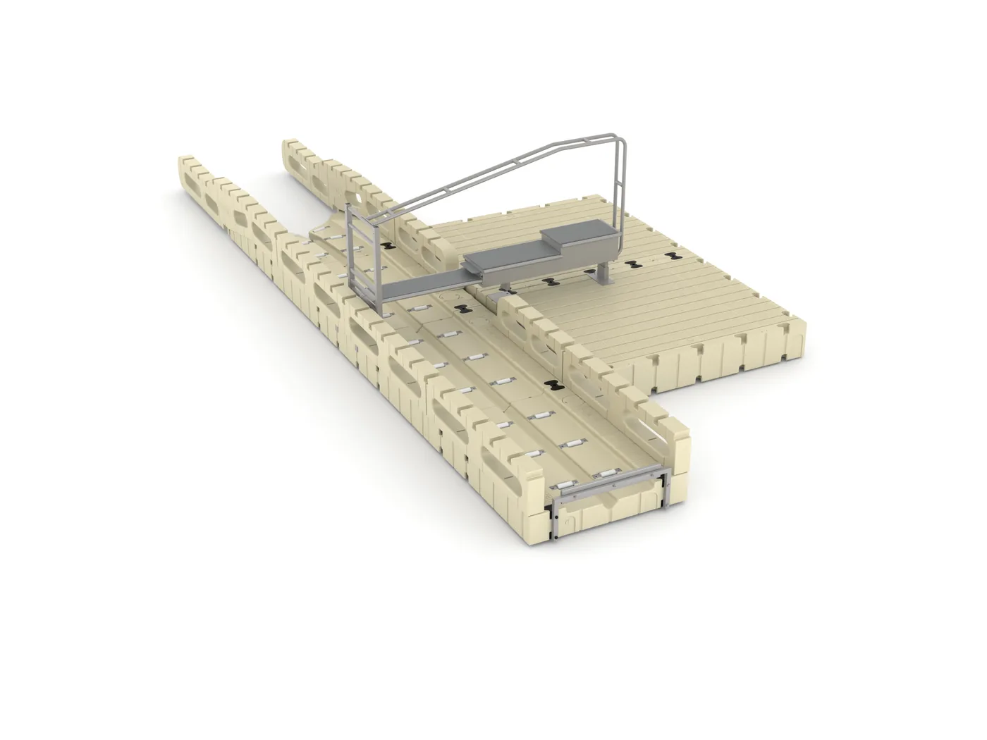 EZ Dock EZ Launch Commercial, One-Way Accessible configuration