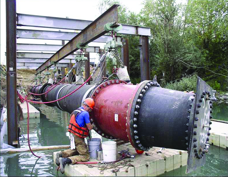 Floating Work Platforms for On-Water Construction