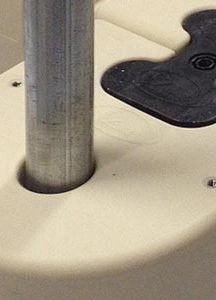 Guard rail slot