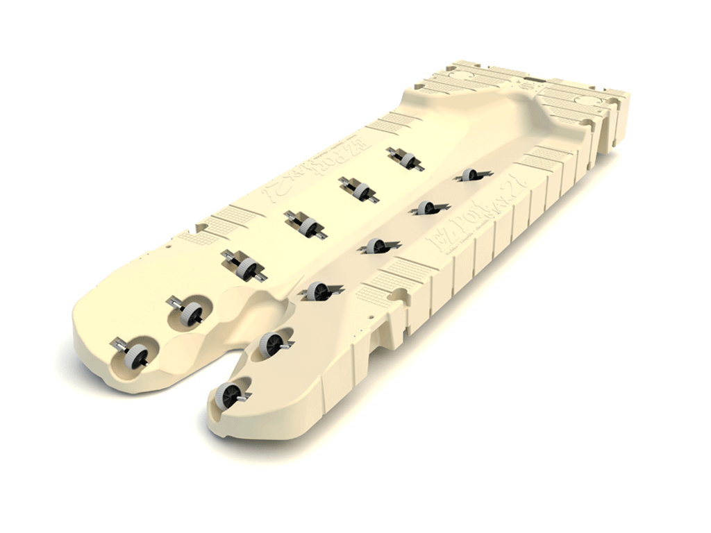 View of EZ Port 2i with wheel axis system