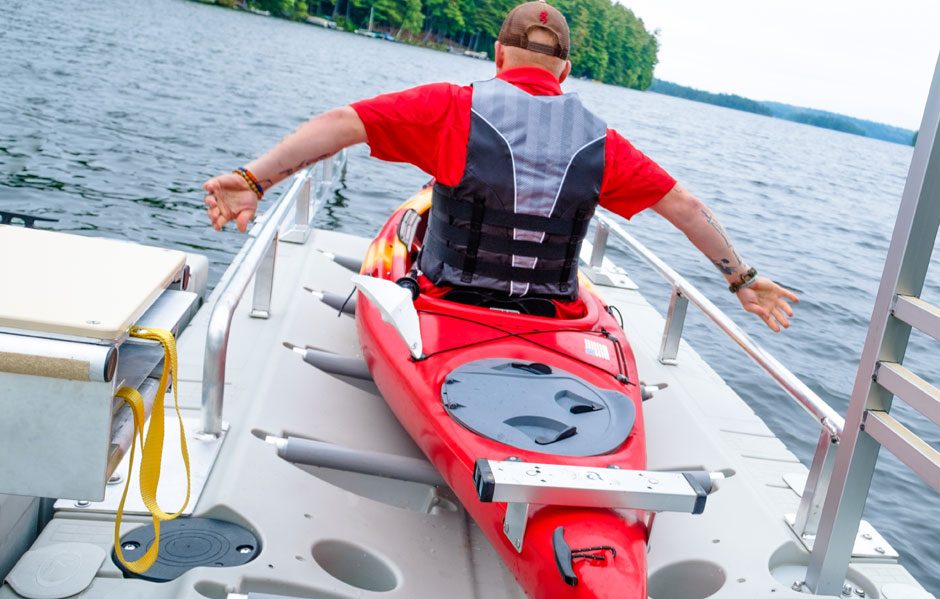 EZ Dock Man Launching Kayak