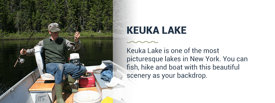 Kayaking in Keuka Lake