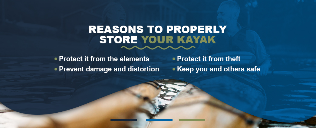 Reasons to properly store your kayak