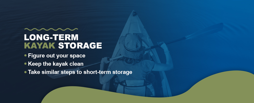 Long term kayak storage