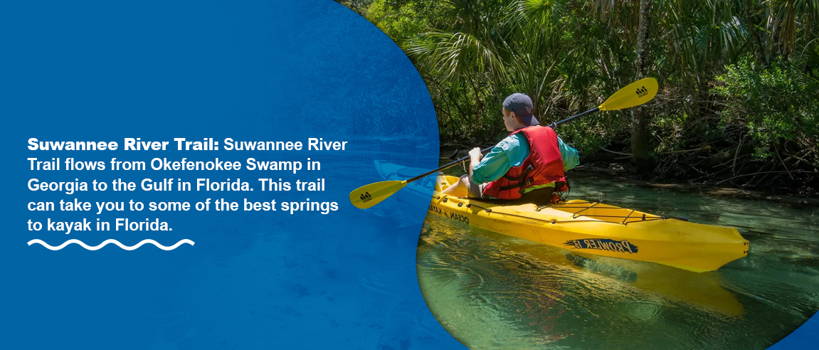 Suwanee river kayaking trail
