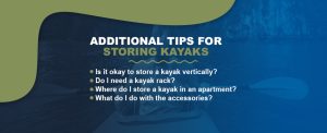 Tips for storing your kayak