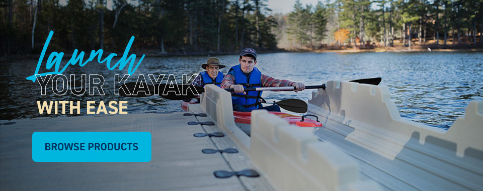 Launch your kayak with ease using EZ Dock