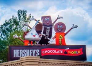 Hershey's Chocolate World sign