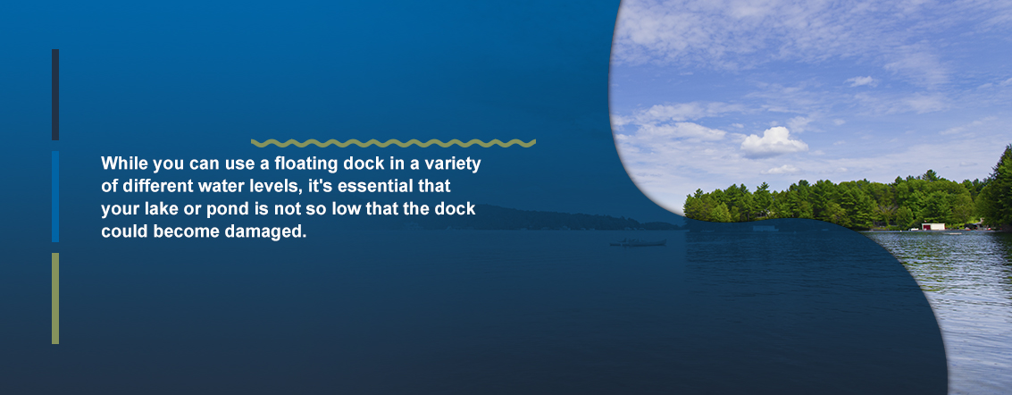 Type of floating docks for different water 
