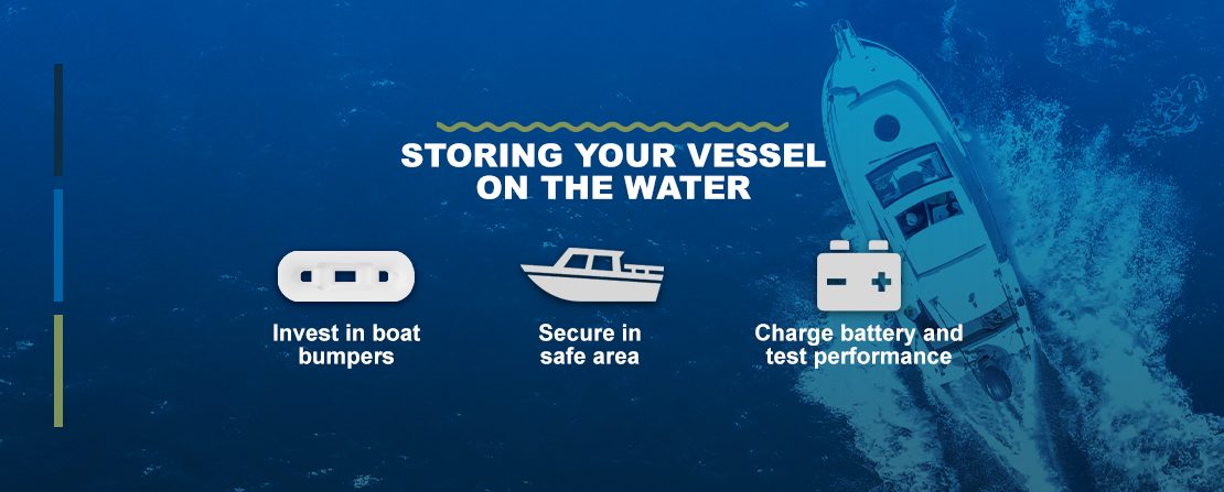 Storing your boat on the water