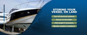 Storing your vessel on land