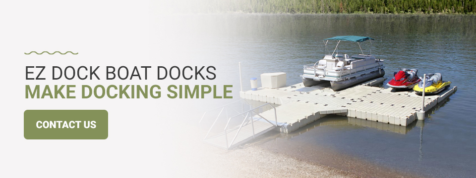 EZ Dock boat docks make docking simple