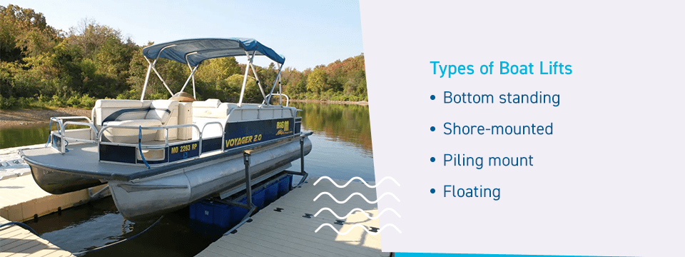 Types of boat lifts