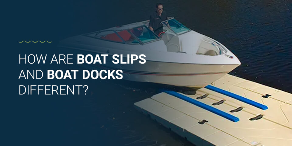 Hvordan er båtslipp og båtdokker forskjellige?