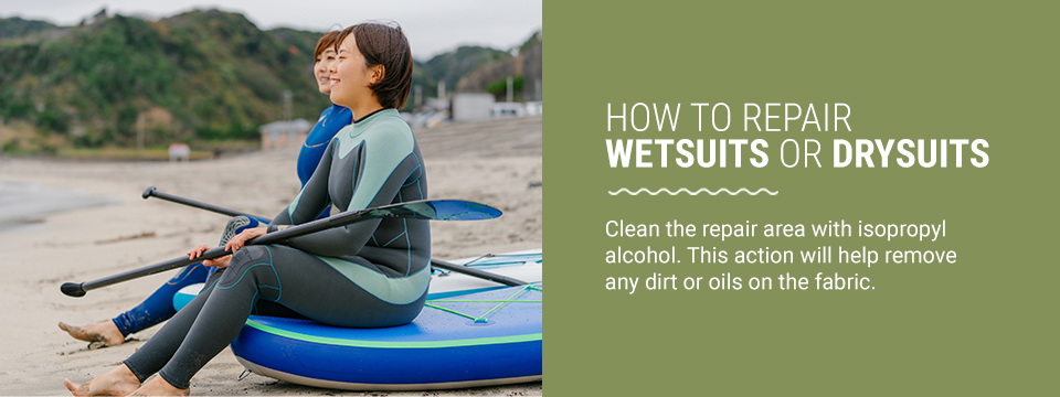 How to repair wetsuits 