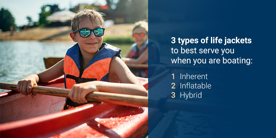 3 types of life jackets 