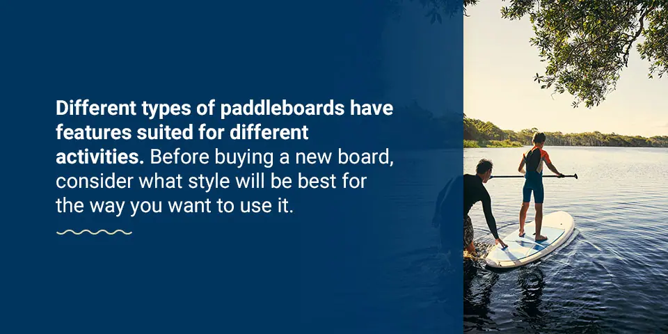Types Of Paddle Board