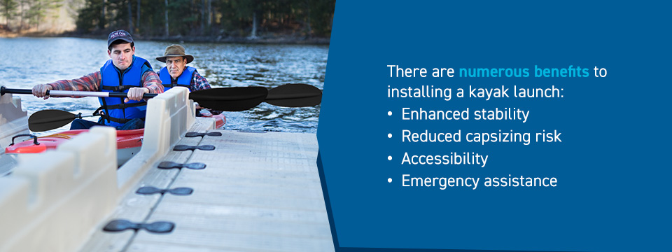 numerous benefits to installing a kayak launch 