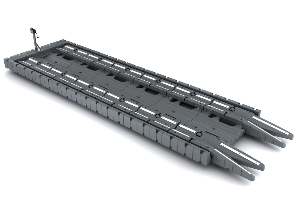 EZ Dock Optimus FloatPort with bow stop and winch, 30 foot