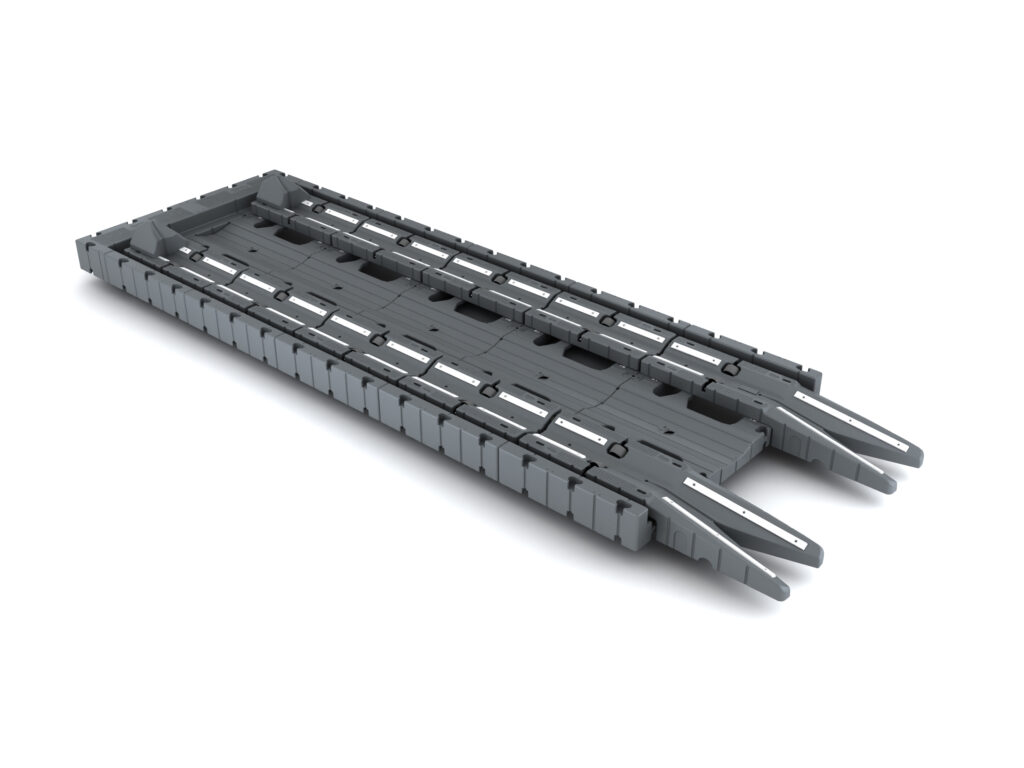 EZ Dock Optimus FloatPort, 25 foot, drive-on docking for pontoons and tritoons