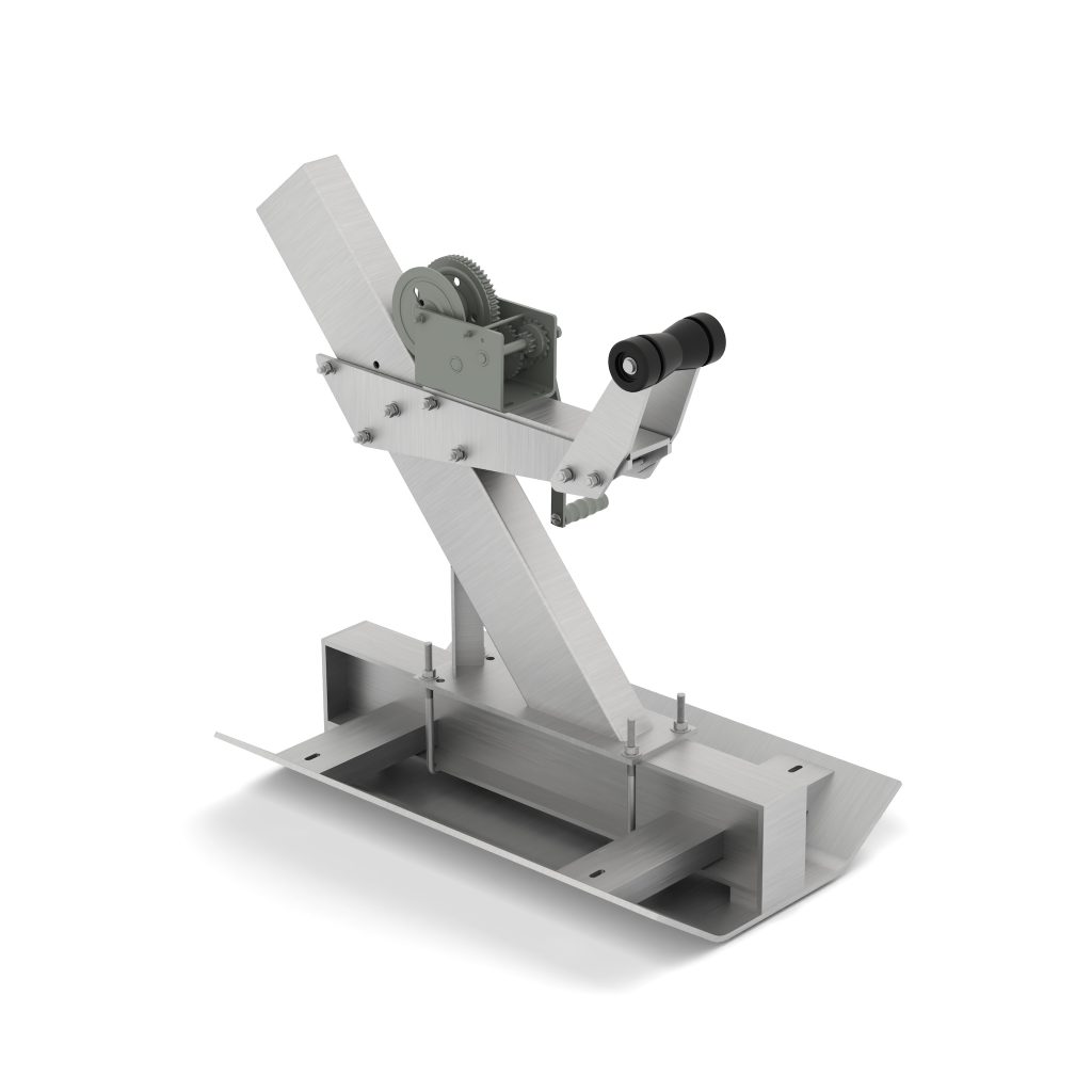 Aluminum Winch Stand assembly with base