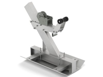 Aluminum Winch Stand assembly with base