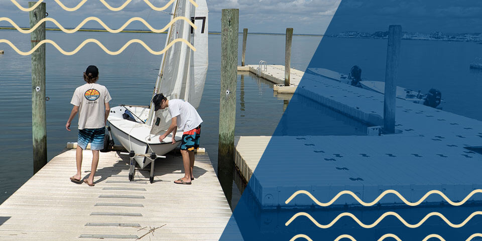 Customization Options: Flexibility of EZ Dock Over Wooden Docks