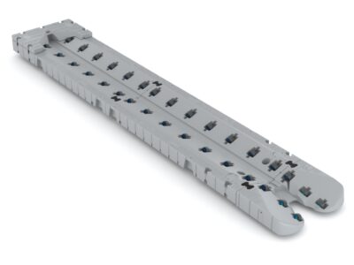 PWC Inline floating dock, dock configuration, grey