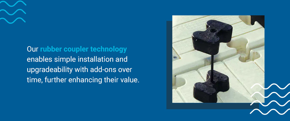 Our modular approach to docking gives waterfront property owners newfound flexibility and comfort.